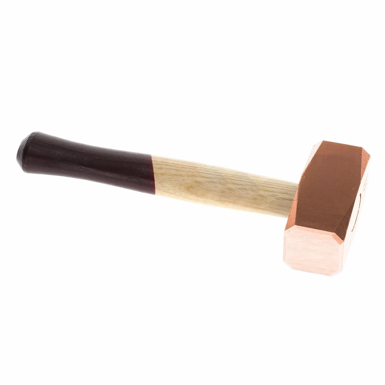 Mazzetta per muratore testa rame manico legno 300 g 26 cm