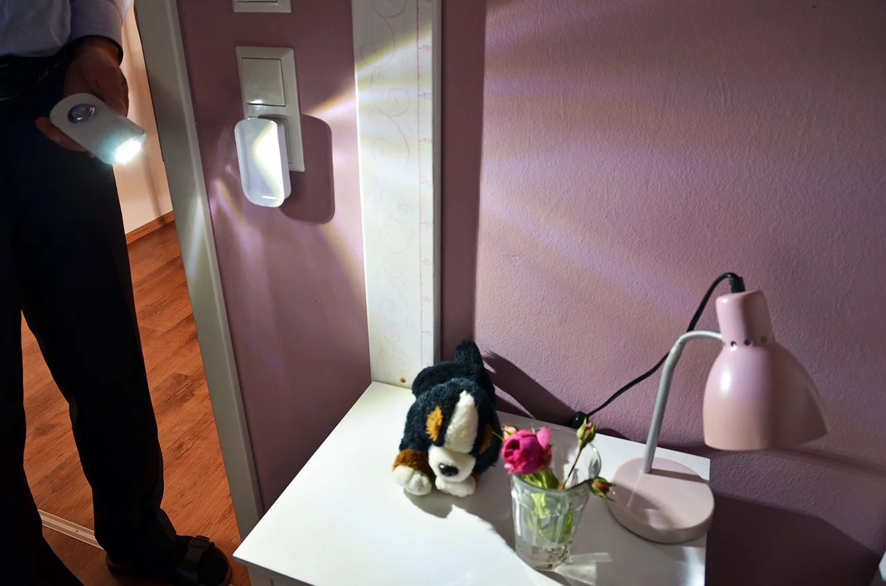 Brennenstuhl LED Sensor – Luce di sicurezza con rilevatore di movimento a infrarossi, 1173240