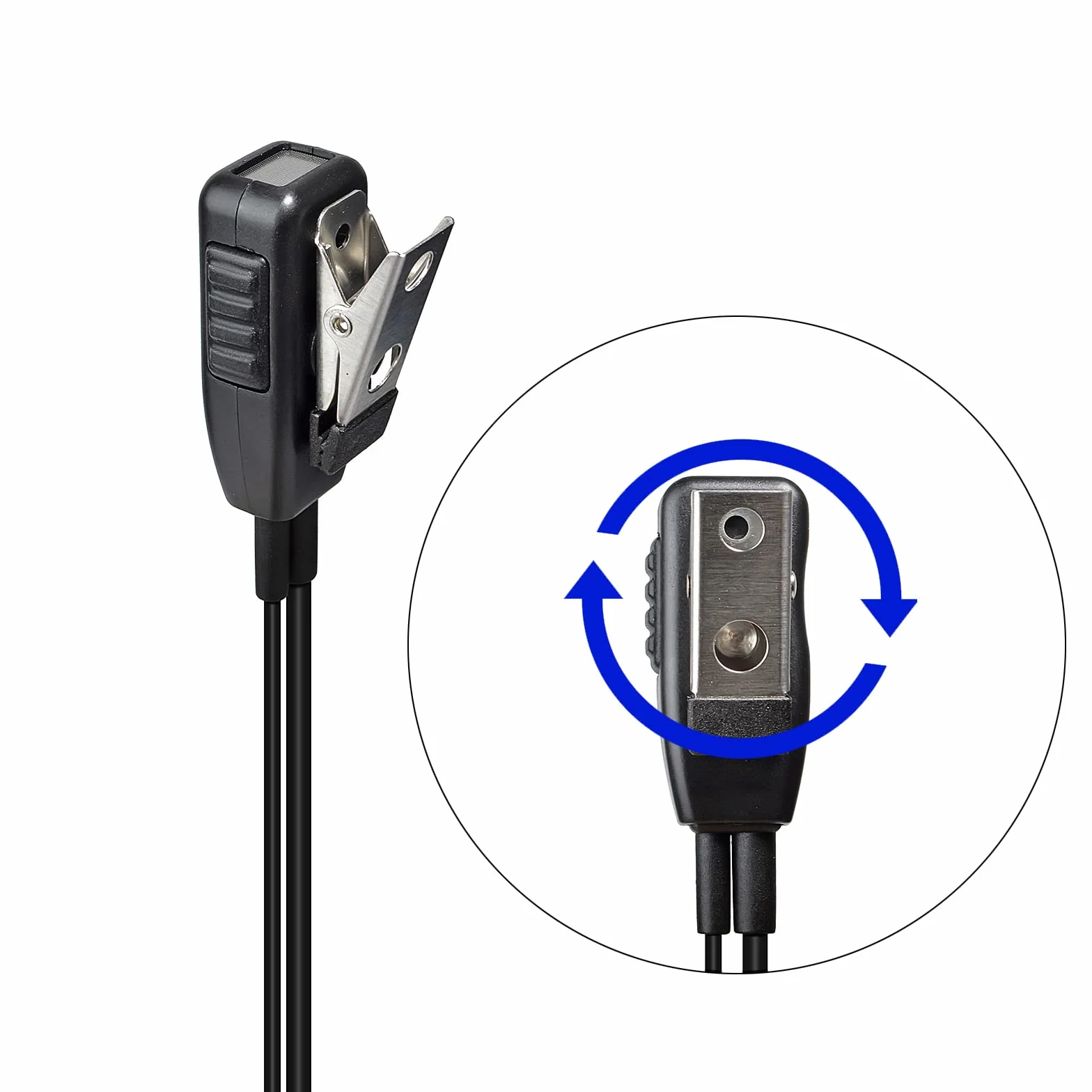 HYS Sepura - Auricolari di sicurezza compatibili con Sepura STP8000 STP9000(Tetra) SC20 SC21, cuffie a tubo acustiche nascoste (Tipo 2)