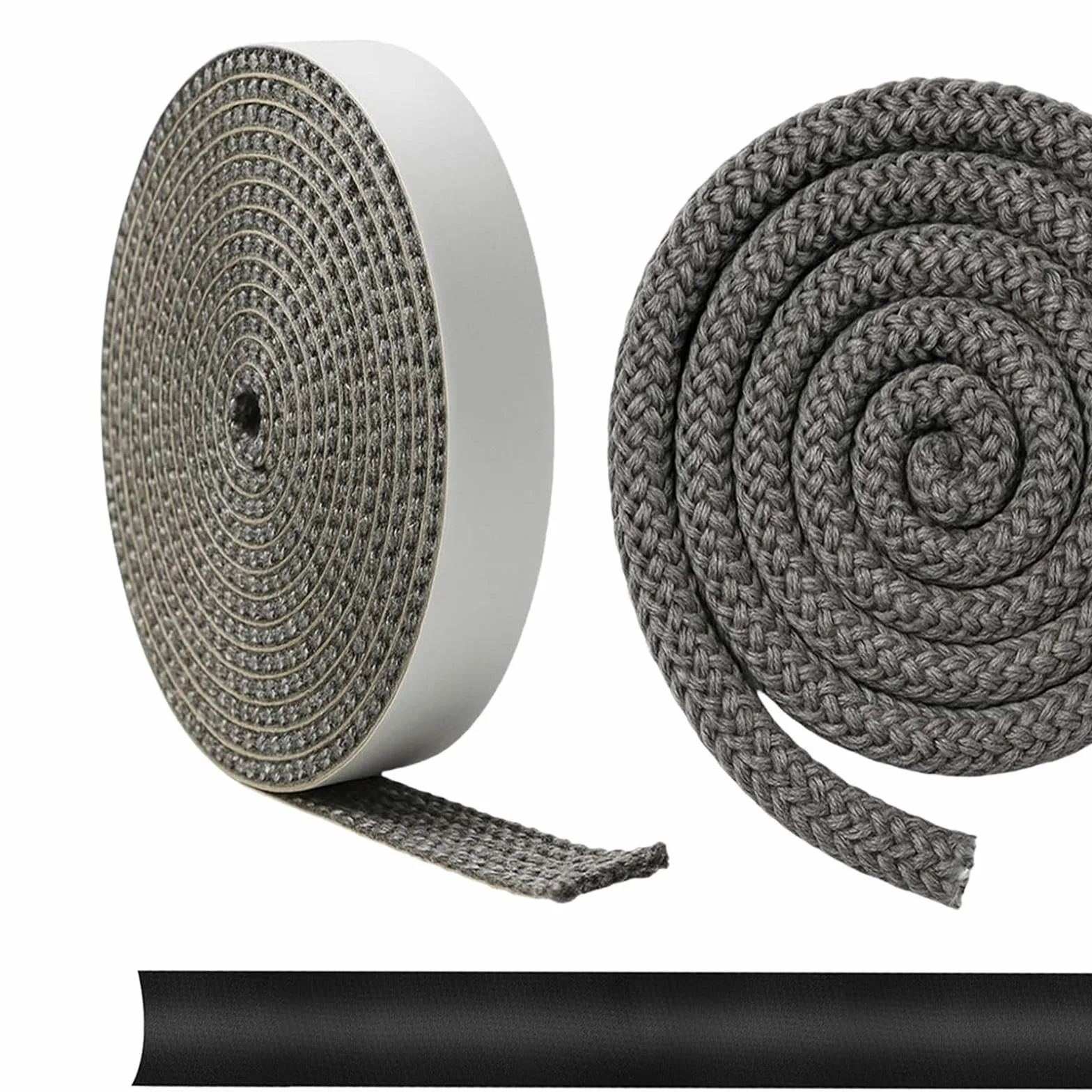 perfk Guarnizione per in corda di fibra di vetro Guarnizione per stufa resistente al calore versatile di facile installazione