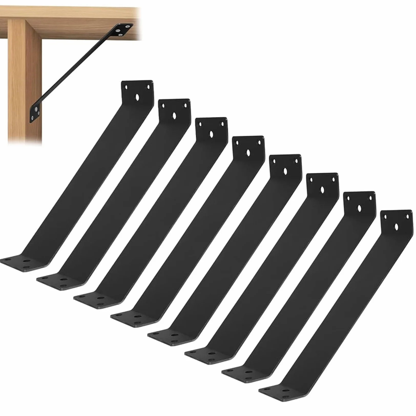 8 Pezzi Staffe Angolari A 45 Gradi,Kit di Staffe di Collegamento Resistenti,Supporto per Strutture in Legno per Pergolato Baita,Staffe di Supporto ad Angolo di 45 Gradi