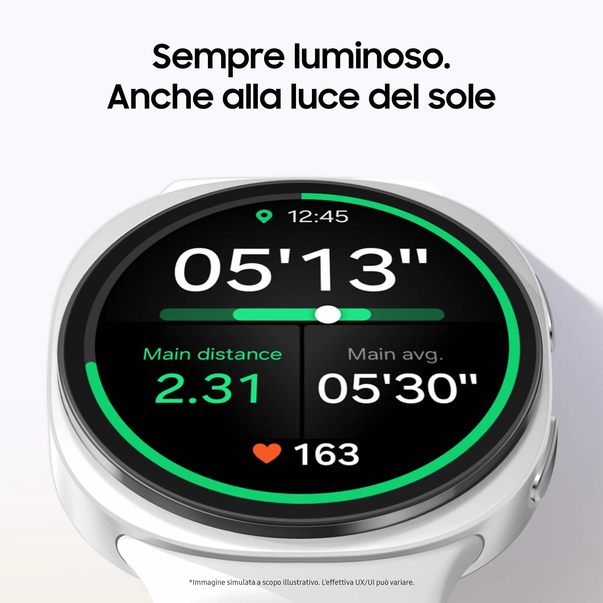 Samsung Galaxy Watch8 (Dark Gray, BT, 44mm) Smartwatch Galaxy AI, Allenatore Personale, Design Resistente agli Urti, Processore 3nm, Monitoraggio Attività Fisica e Sonno, One UI 8 [Versione Italiana]