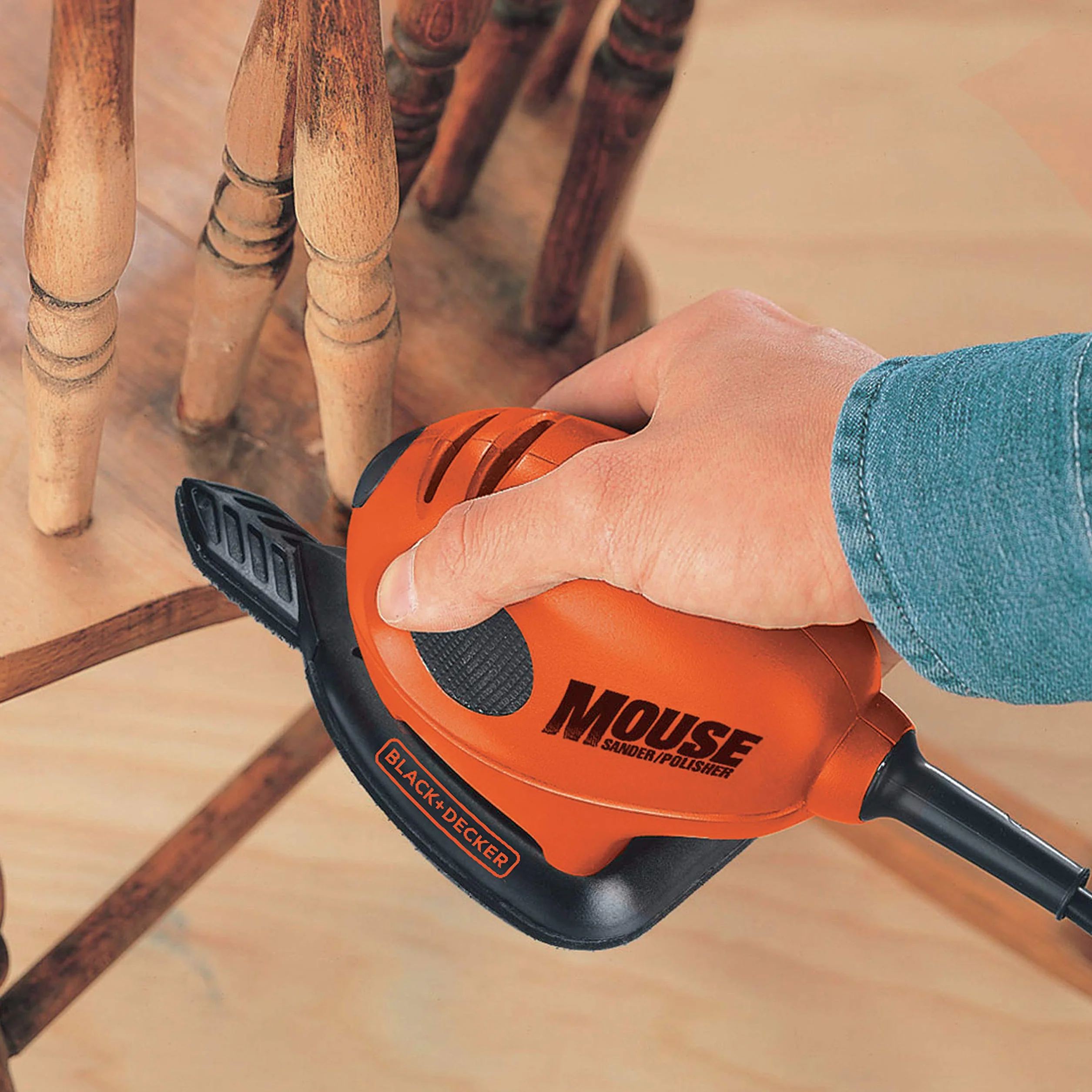 BLACK+DECKER Levigatrice Mouse Multifunzione