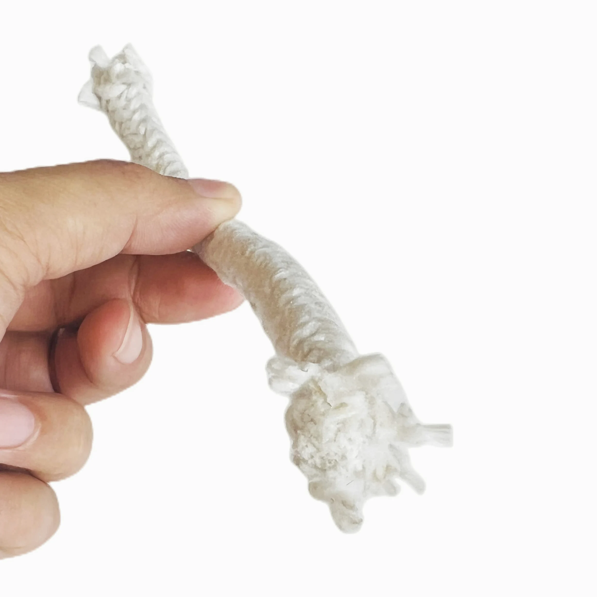 Nastro in fibra ceramica per confezionamento di pressacavi ad alta e bassa temperatura, isolamento ignifugo da 5 m, per sigillatura industriale e uso ad alta temperatura (24 mm x 24 mm)