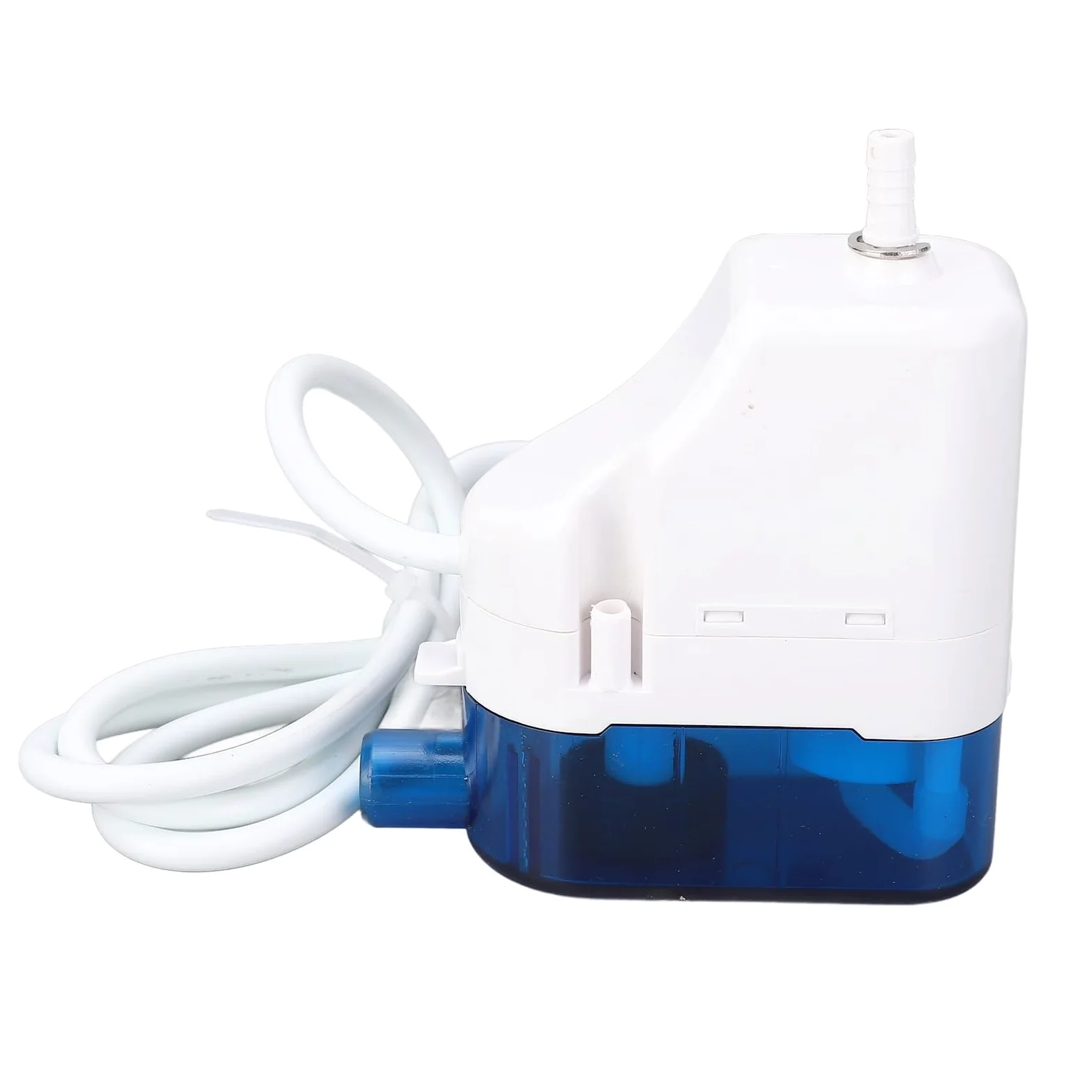 Jiawu Pompa di Scarico della Condensa Automatica Silenziosa, Serbatoio da 0,07 Litri, 24 Litri H 22 DB, Pompa di Sollevamento dell'acqua di Condensa con Tensione Globale 100 230 V 50 60 Hz Design