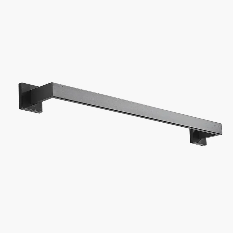 SUS304 - Barra portasciugamani in acciaio inox, 600 mm, colore: nero