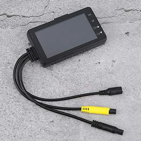 Telecamere per motociclette DVR, Registratore video moto con doppia lente 1080P/480P, IP68 impermeabile, LCD 3 pollici
