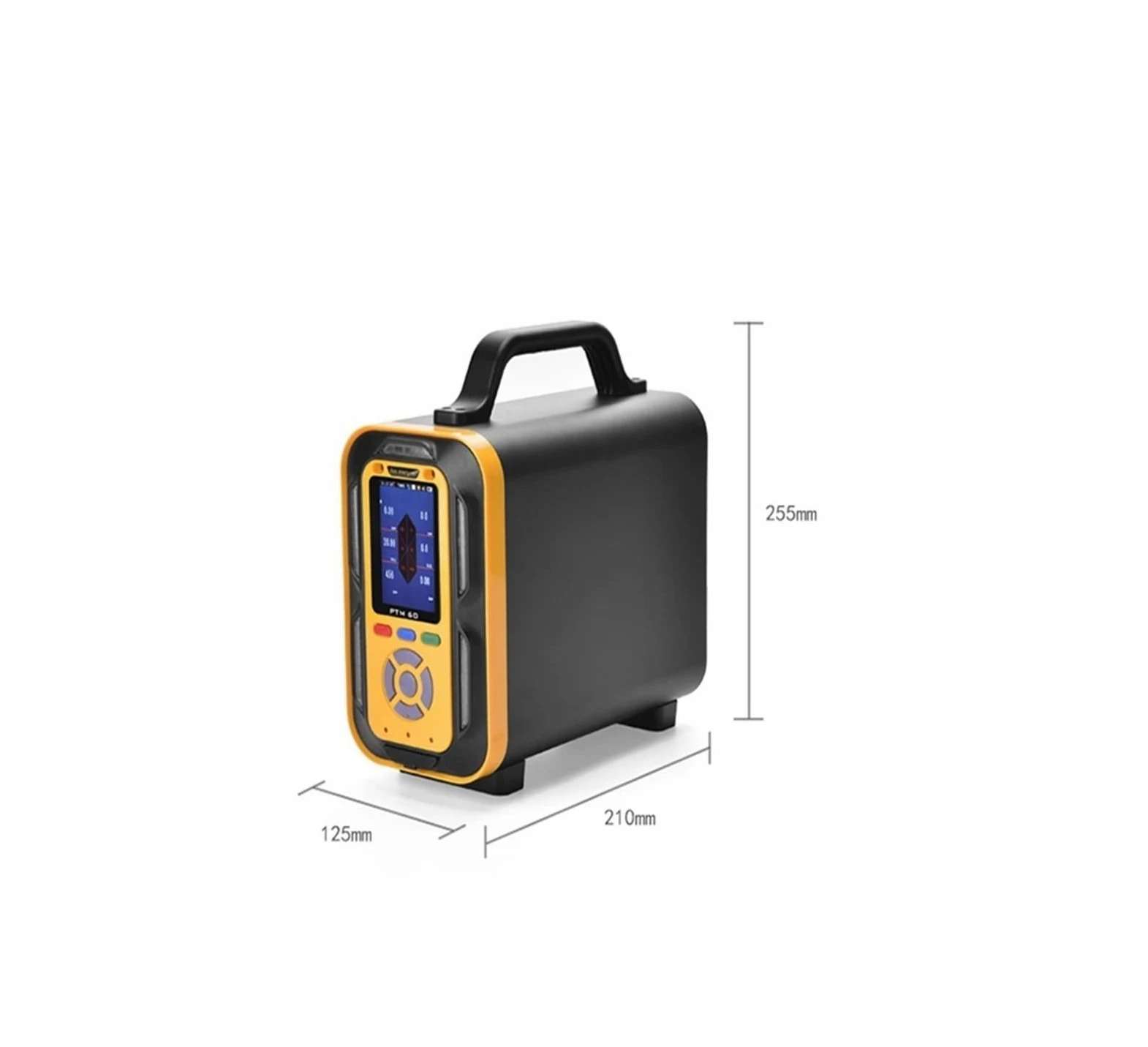 Rilevatore di gas, Rilevatore di perdite gas naturale combustibile metano portatile, rilevatore con allarmi acustici e visivi (0-100% LEL - Nero) per lavoro, casa(Infrared 0-100% Vol)
