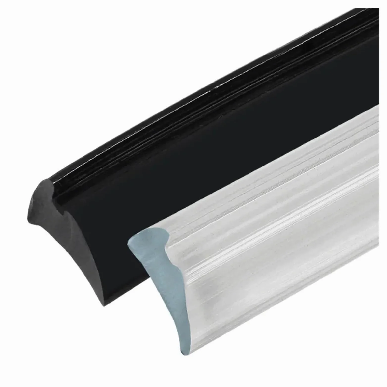 Guarnizione Doccia Sottoporta Sigillo fisso trasparente in PVC 5M | Striscia di tenuta for hardware domestico for isolamento acustico for porta del bagno(Transparent 4.5mm 5M)