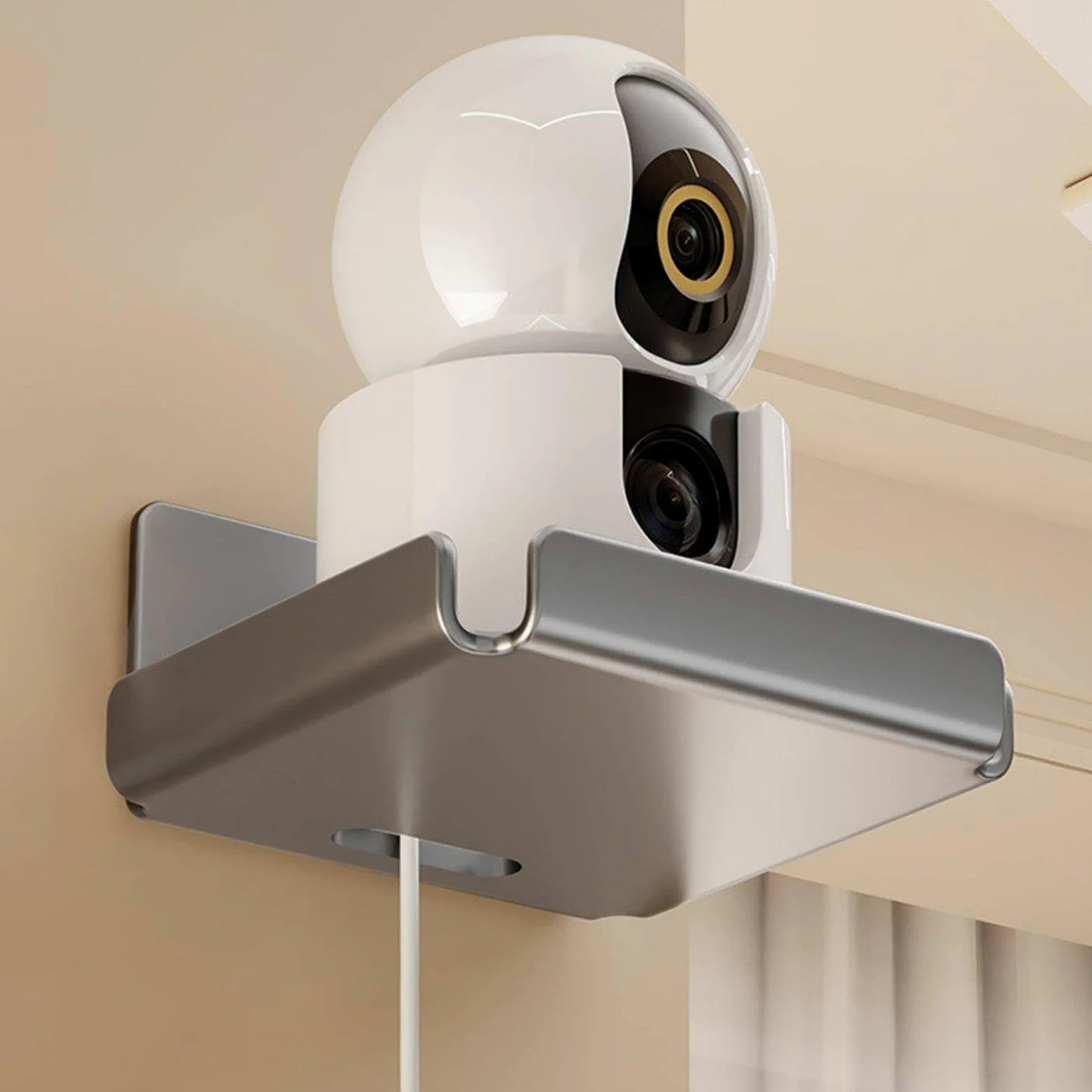 rockible Staffa di Montaggio per Dispositivo di Osservazione (6 Pezzi) - Installazione Semplice - Mensola Multifunzionale per Telecamera - Ideale per L'ing, 6 Pezzi