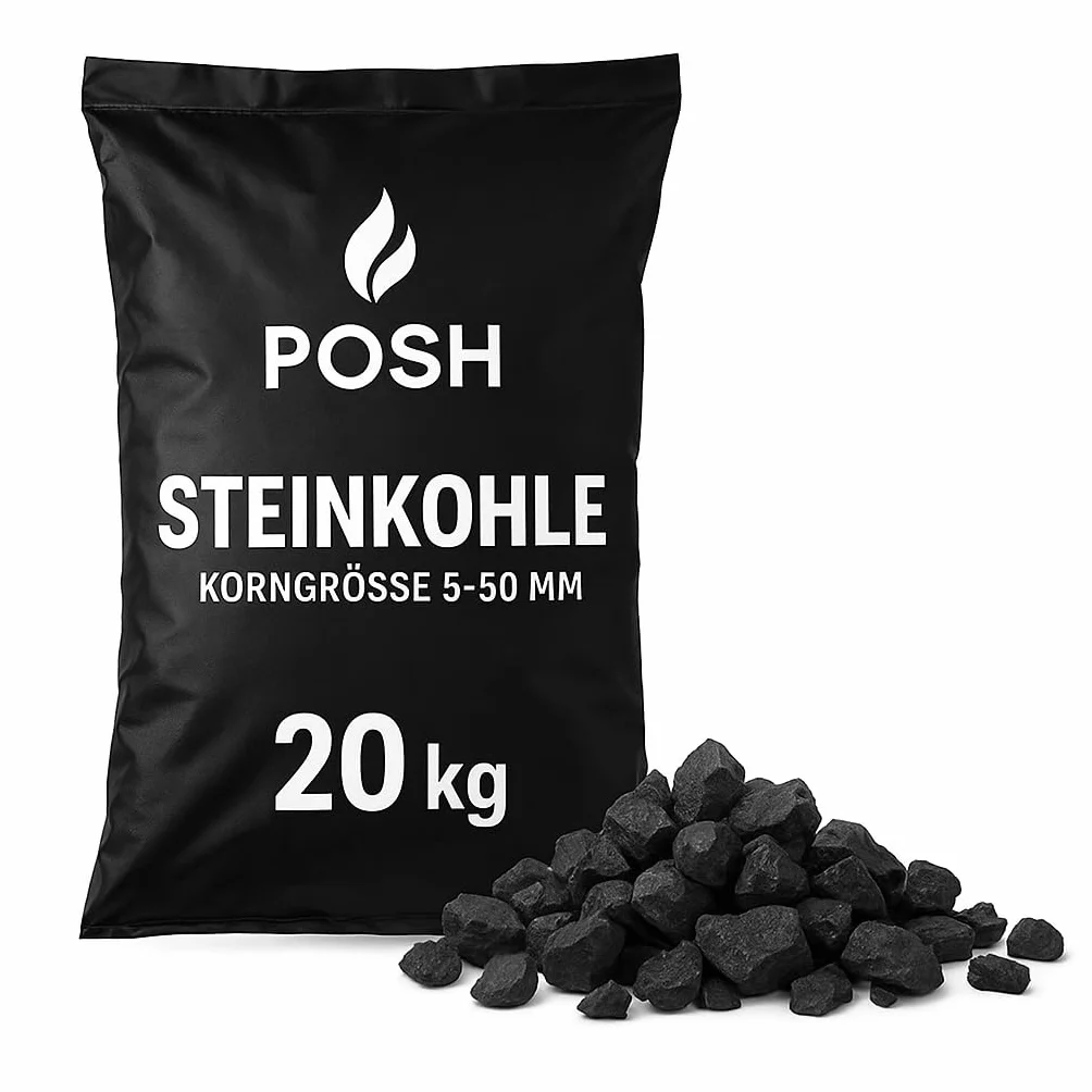 POSH Carbone fine 5-50 mm 20 kg combustibile per forno caldaie