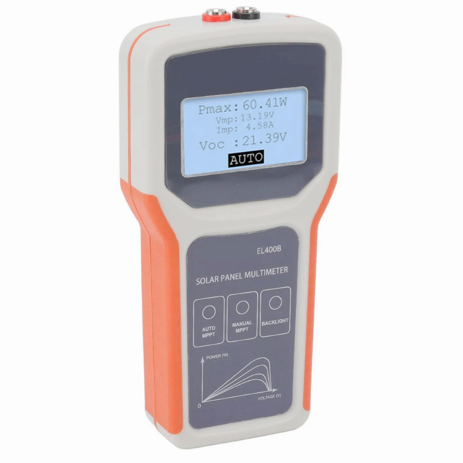 Acouto Multimetro per Pannelli Solari MPPT Tester MPPT per Pannelli Fotovoltaici, Multimetro Solare ABS, Protezione da Sovratensione e Sovracorrente da 12 a 140F per Installatori e Utenti Fotovoltaici