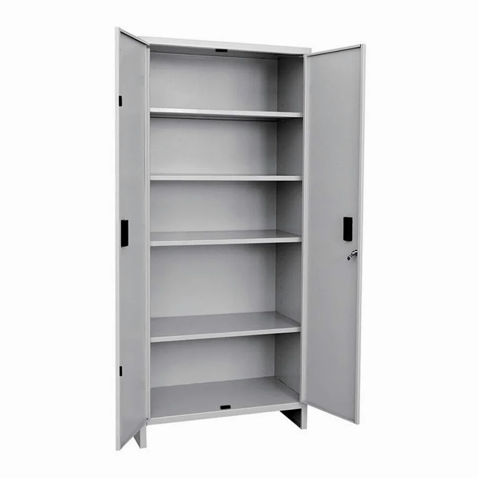 Generico ARMADIO TUTTI PIANI PRATIKO IN LAMIERA 4 RIPIANI 2 ANTE 80 x 40 x H 179,5 CM