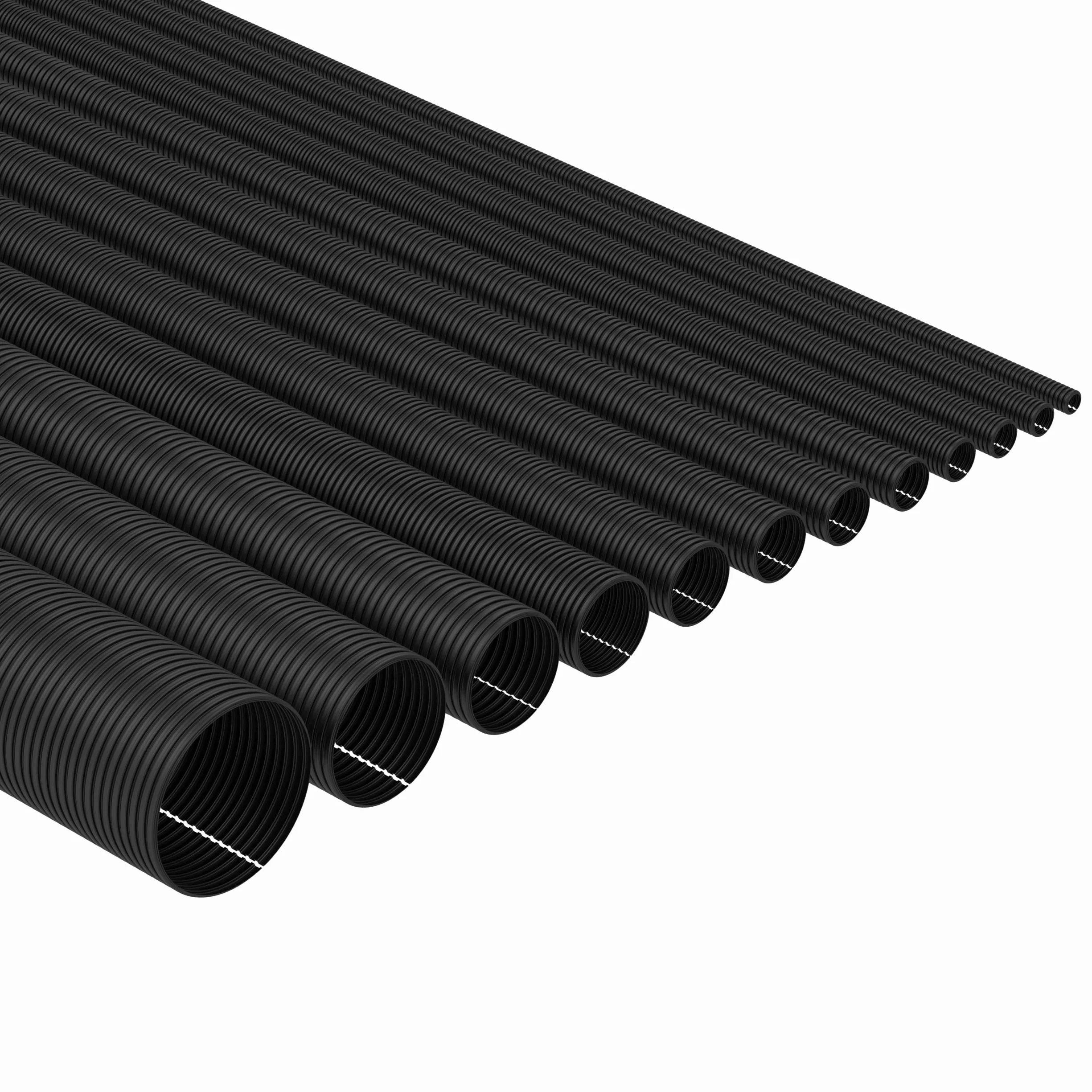 AUPROTEC Tubo Corrugato aperto 2 5 10 25 o 50 m Guaina Flessibile protettivo di cavi selezione: (Ø interno 4.5 mm, 2m metri)