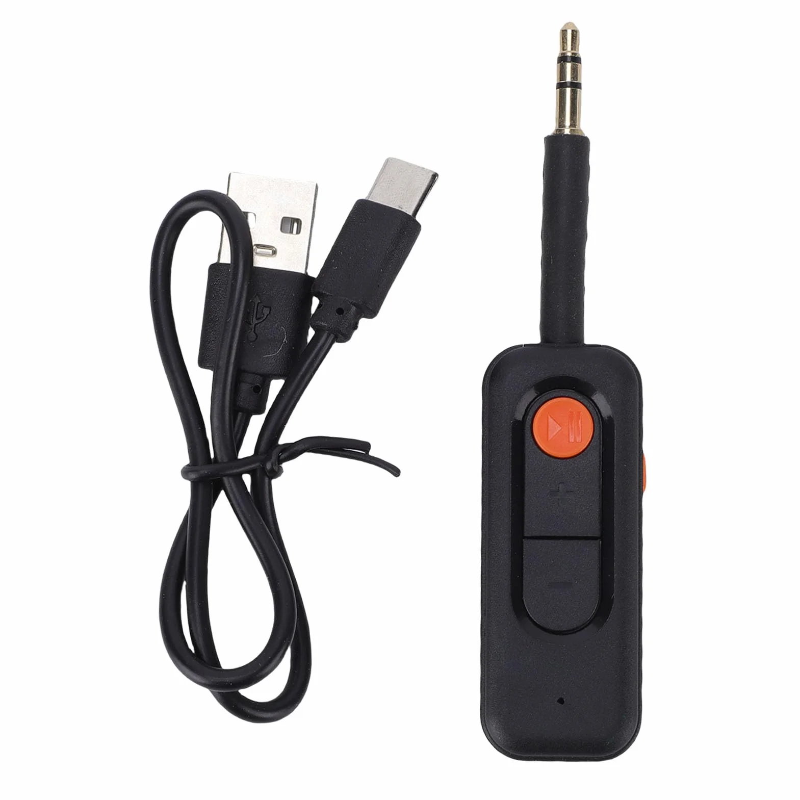 Goshyda Adattatore Bluetooth Wireless per Aereo, Versione 5.4 con Tappo Aereo, Aux da 3,5 Mm per la Palestra da Viaggio Stereo a Casa, Durata della Batteria Lunga