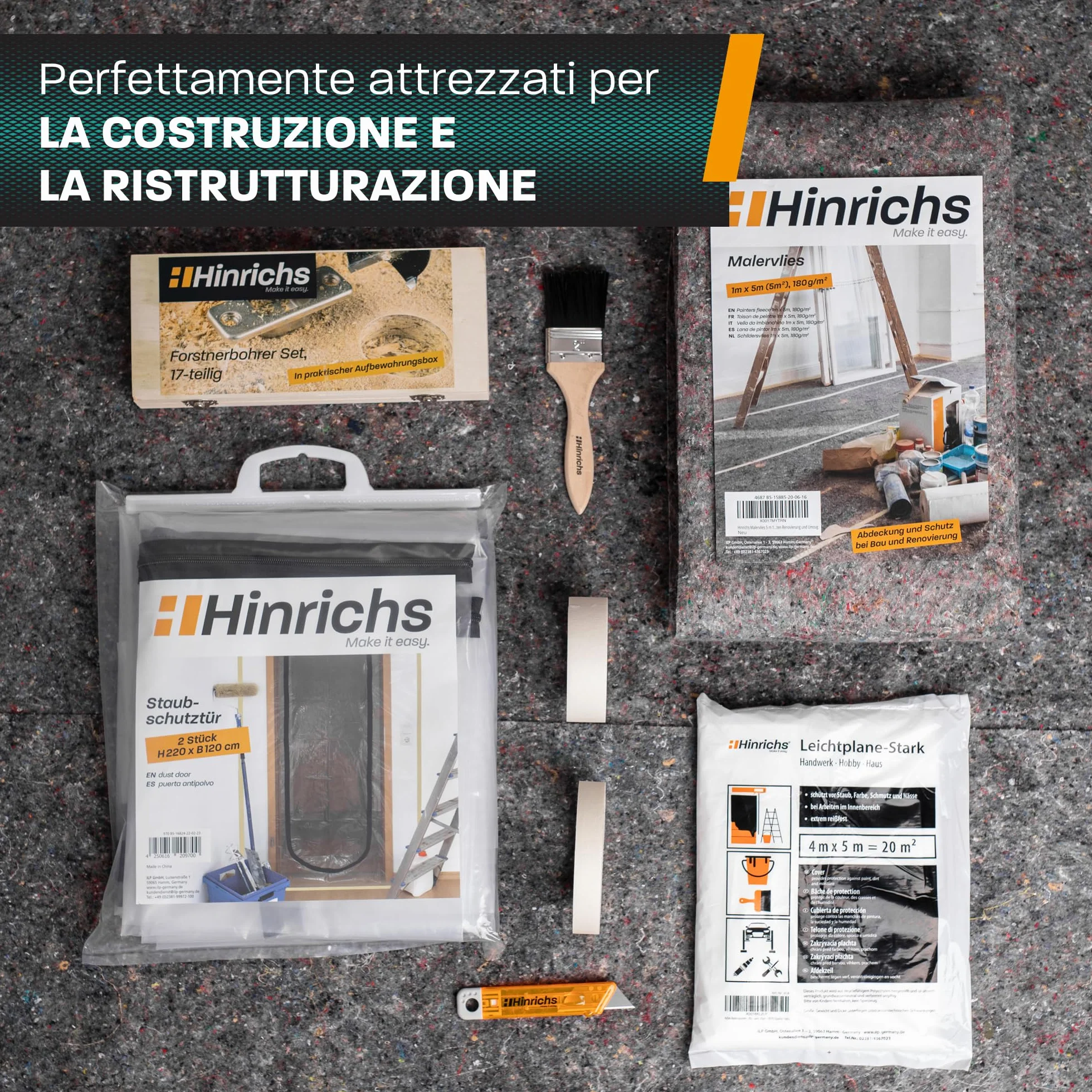 Hinrichs 2x Porta Antipolvere con Chiusura a Strappo 220x120 cm Copri Scarpiera con Cerniera Antipolvere Casa Copertura Scaffale