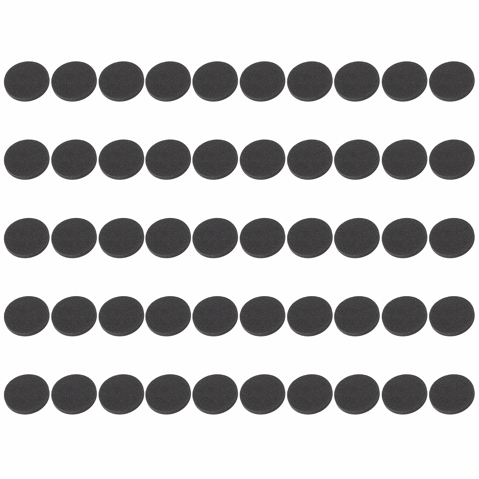 Fockety Pad di Isolamento per Altoparlanti, 50pcs Authesive Altoparlanti Anti Vibration Pads Eva Foam Pads Anti Slip Cushioning Pads per Altoparlanti CD Player