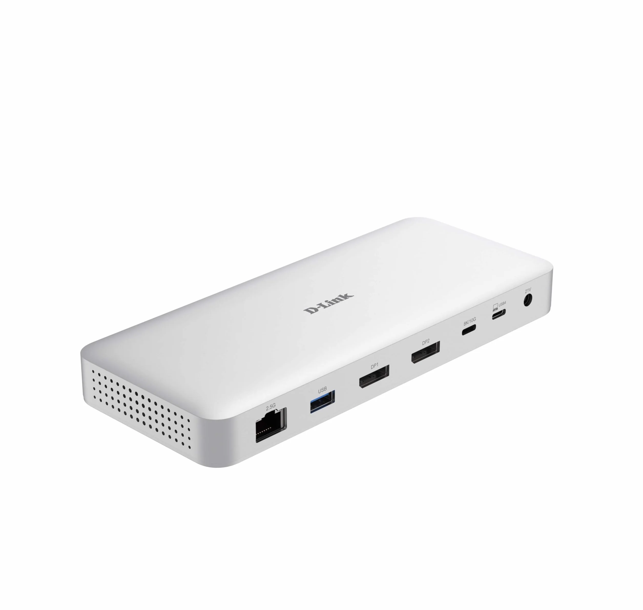 D-Link DUF-901 Docking Station USB4 9-in-1 – Hub USB-C con Doppio Display 8K, 40Gbps, LAN 2.5GbE, PD 100W, USB 3.1, USB-C, DisplayPort, Compatibile con Mac e Windows