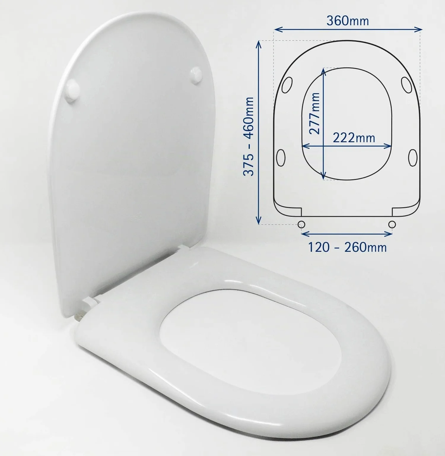 COPRIWATER COMPATIBILE | CERNIERA REGOLABILE | FORMA D-U UNIVERSALE