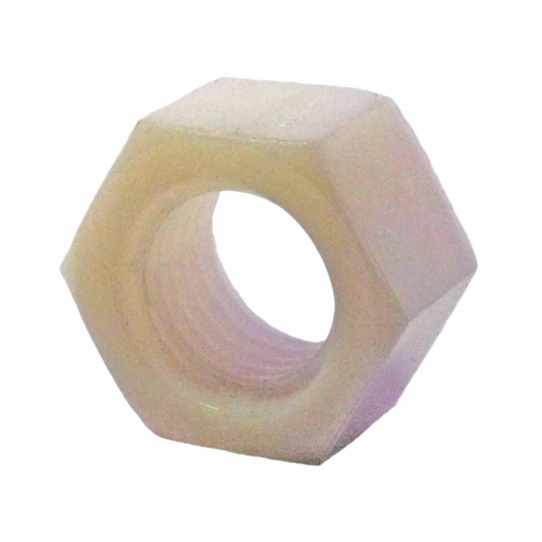 Dadi Esagonali in Plastica Nylon M16 Bianco 20 pezzi