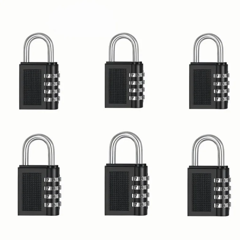 Lucchetto Armadietto Lucchetto con password digitale for valigia Lucchetto con password in metallo Lucchetto Combinazione (Size : 6 Pcs)