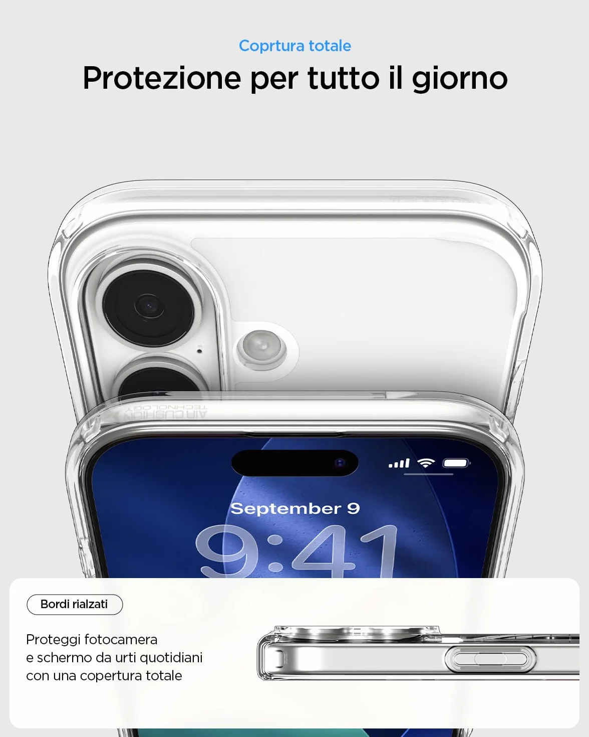 Spigen Cover per iPhone 17, Ultra Hybrid MagFit, Compatibile con MagSafe [Tecnologia DuraClear] - Clear White