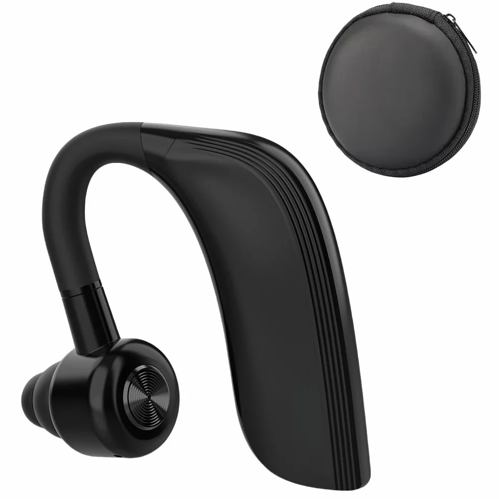 Cuffie Bluetooth 5.4, Auricolare Mani Libere con 22 Ore di Autonomia, Microfono con Cancellazione Rumore, IPX4, Auricolare Bluetooth Singolo per Ufficio, Lavoro, Guida e Sport