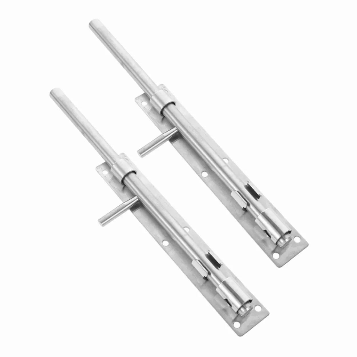 SHINEOFI 2 Pezzi Serratura Scorrimento Acciaio Inossidabile Chiavistello Sicurezza per Porte Resistente e Facile da Usare per Finestrini e Recinzioni