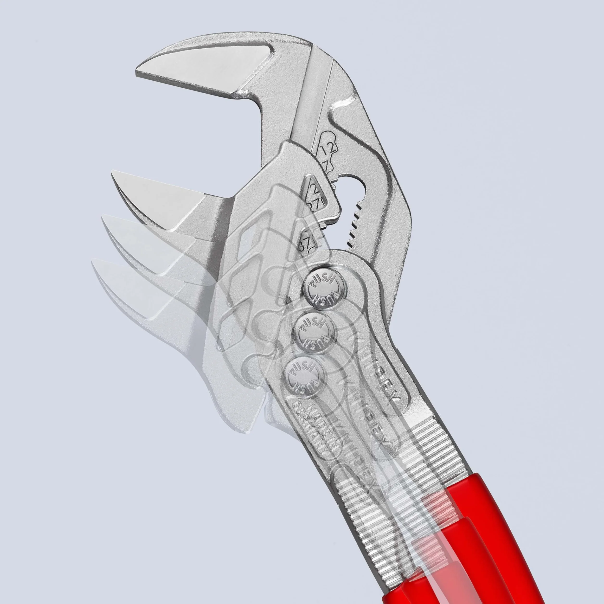 KNIPEX Pinza chiave 250 mm 86 03 250 cromata rivestiti in resina sintetica