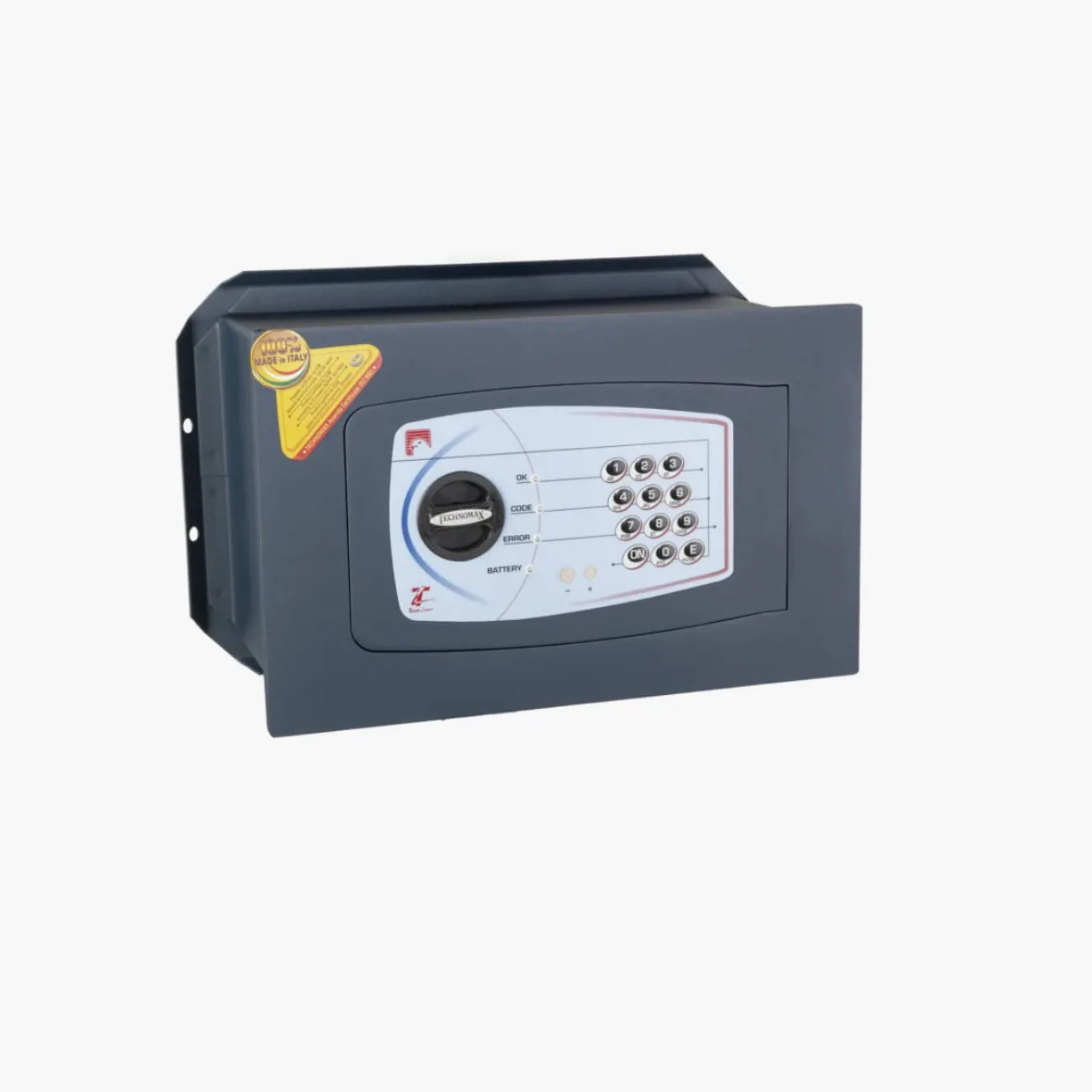 Technomax, Cassaforte a muro, Serie Gold Trony modello GT/3BP, Apertura a combinazione elettronica digitale con chiave d'emergenza, Dimensioni mm. 210 (H) x 340 (L) x 150 (P)