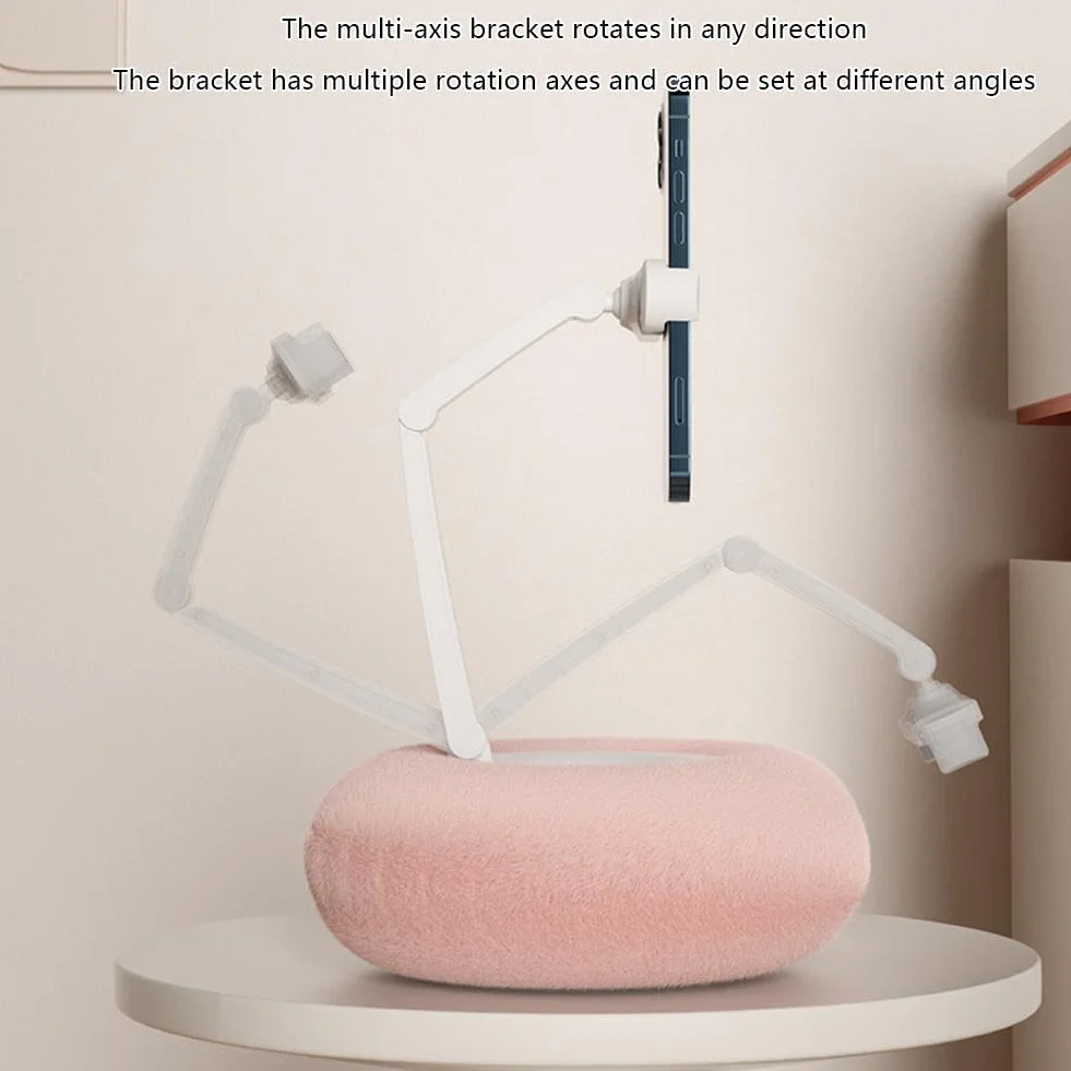 Generisch Supporto per Kindle, Pillow Stand Regolabile a 360° per la Lettura in Bed, Fuzzy Bowl per Kindle Accessori