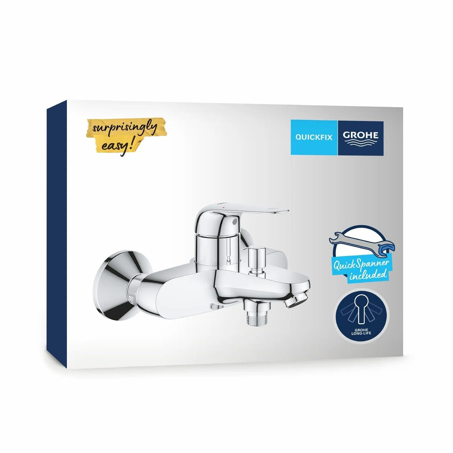 GROHE Swift Miscelatore monocomando vasca-doccia cromo