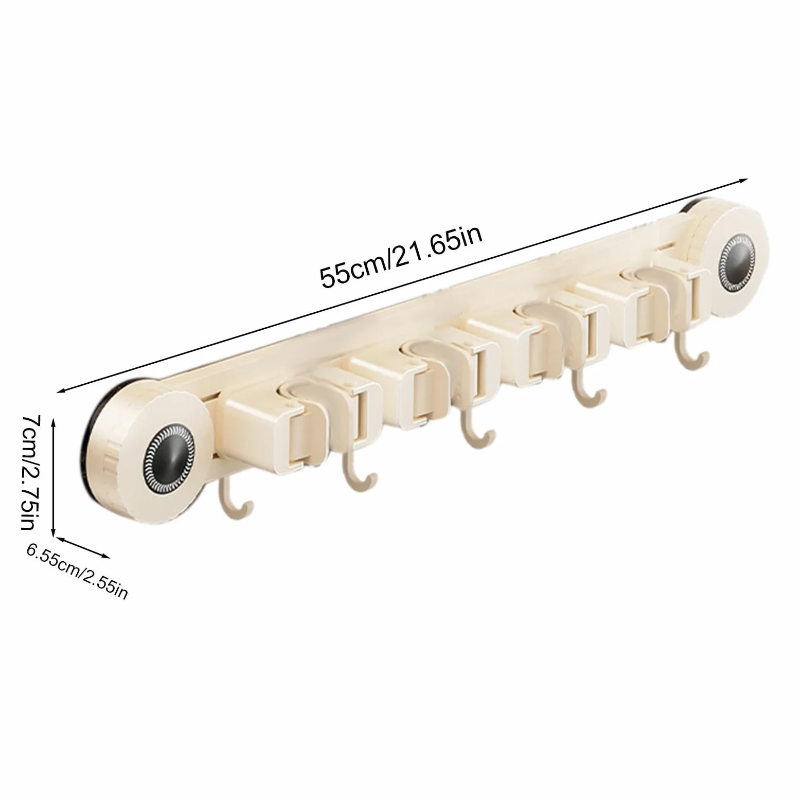 Porta Da Parete Supporti A Antiruggine Multiuso Resistenti A Carichi | Organizer Da Parete Per Scope Per Dormitorio Ufficio Appartamento Camera Da Soggiorno Bagno