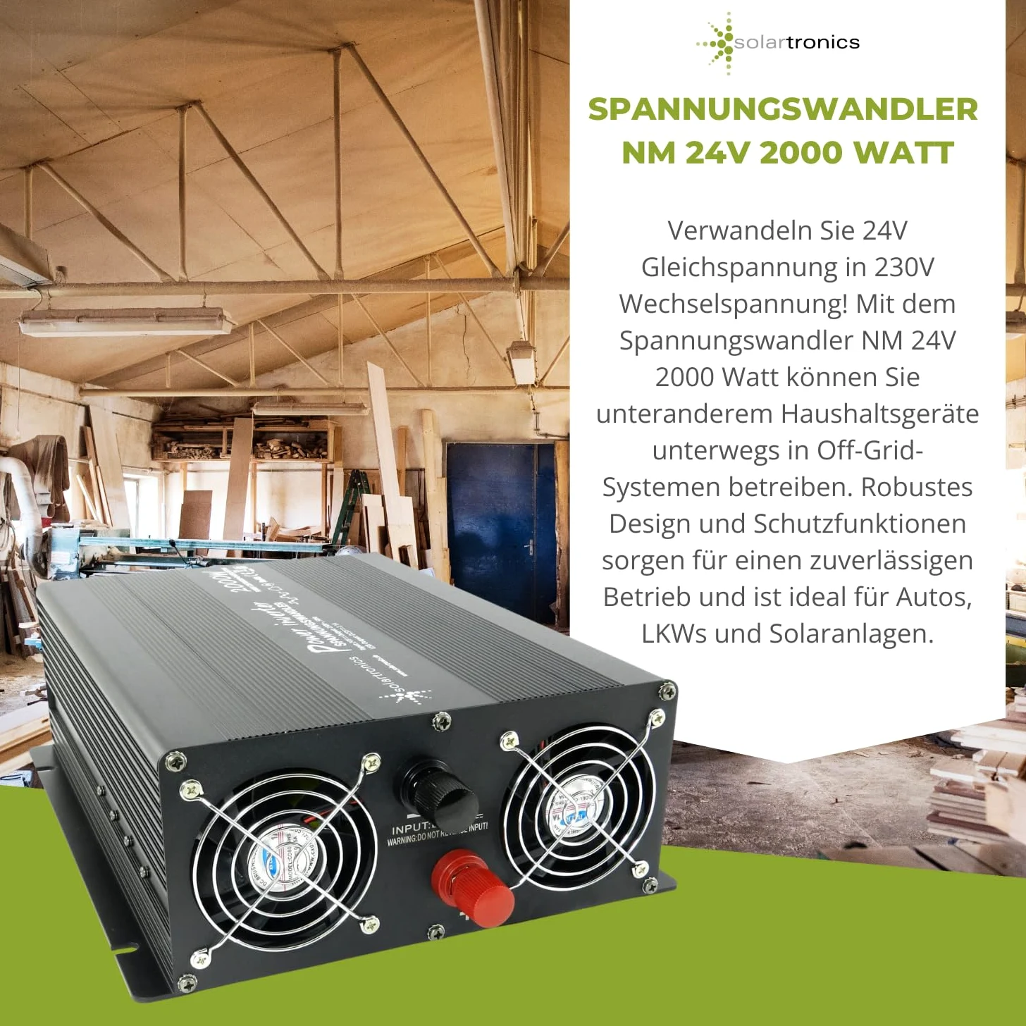 Invertitore 2000 Watt 24 – 230 V