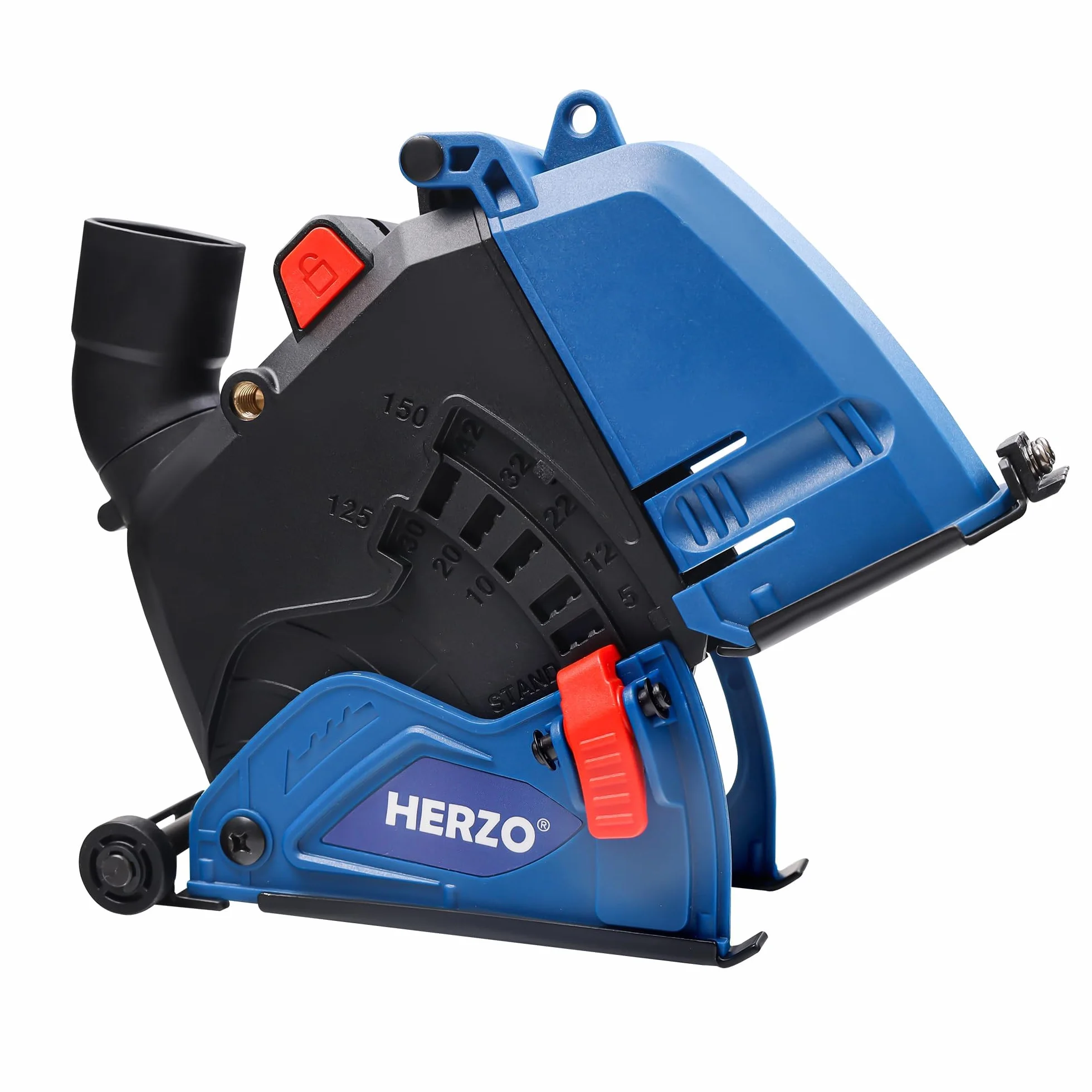 HERZO Cuffia Aspirazione Smerigliatrici per Smerigliatrice Angolare 125mm