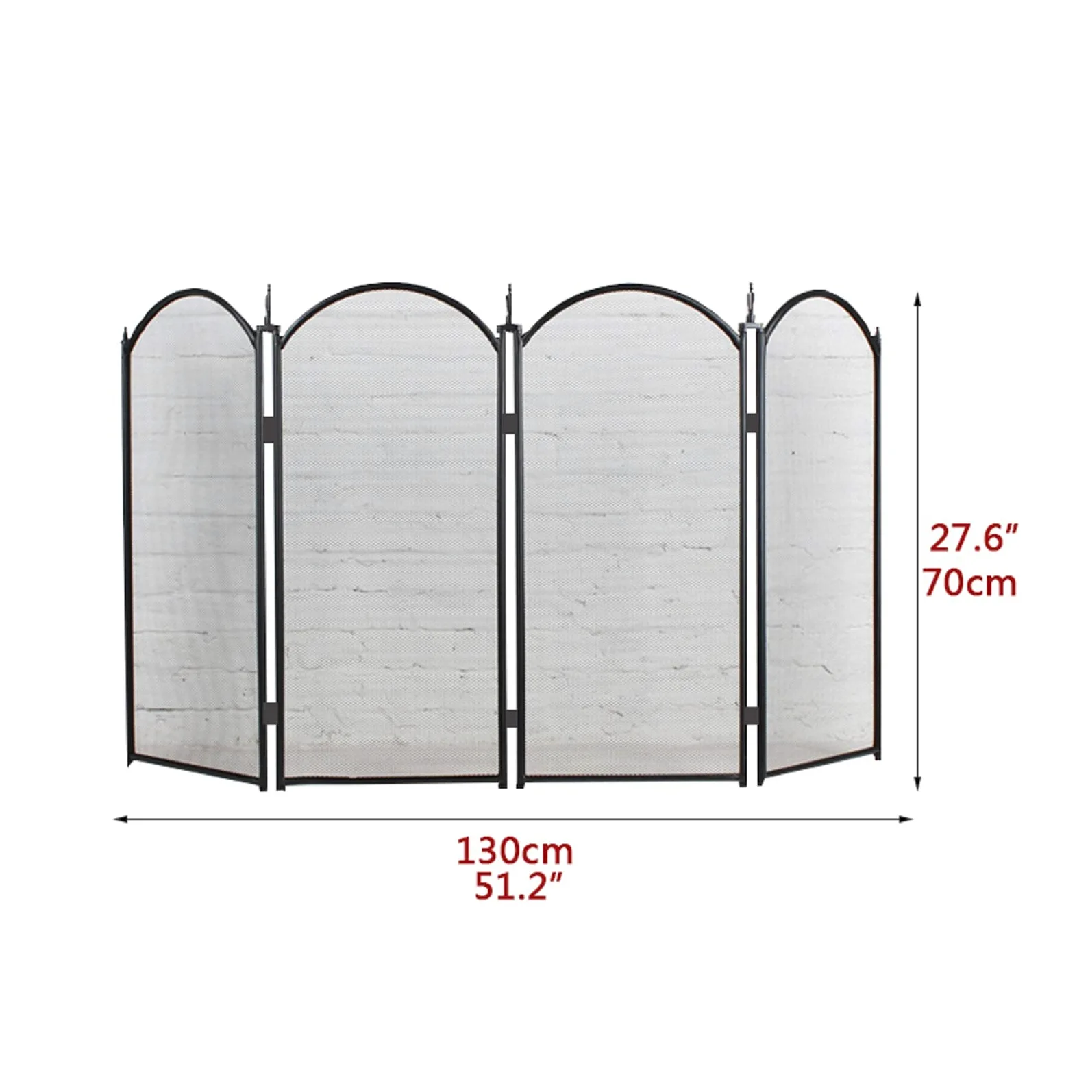 Schermi per Caminetti di Guardia Camino Schermo Metal Mesh Spark Scorriere Baby Pet Sicurezza Recinzione Fermata in ferro battuto Schermo Pieghevole Decorazione Recinzione Front Guard Accessori per ca