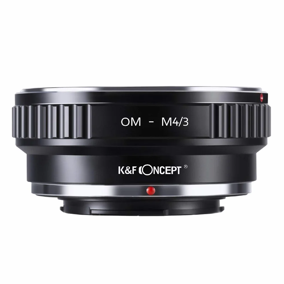 K&F Concept OM-M4 / 3 Adattatore per Obiettivo Anello Adattatore per Obiettivo da Olympus OM a Micro 4/3 Panasonic GF1 GF2 GF3 GF5 GF6 G1 G2 G3 G6 GX1 GX7 GH1 GH2 GH3