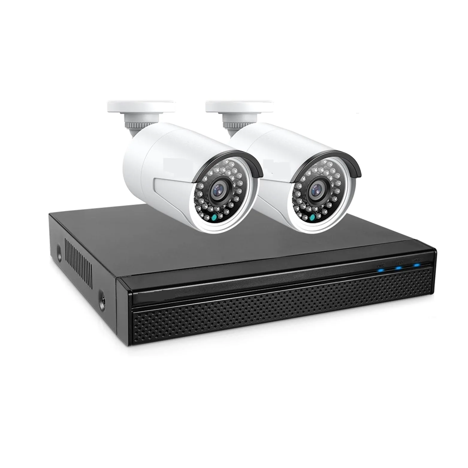 Kit Videosorveglianza, di telecamere di videosorveglianza POE da 5 MP Registratore NVR 8CH H.264+ da 8 MP Telecamere di sicurezza da 5 MP Registrazione di telecamere IP POE(T,5MP with 2pcs Camera)