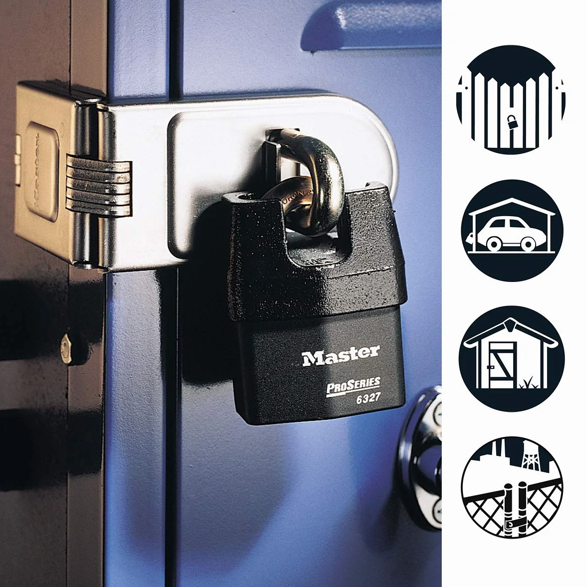 Master Lock 720EURD Chiavistello a Cerniera Singola 16 x 4,5 cm