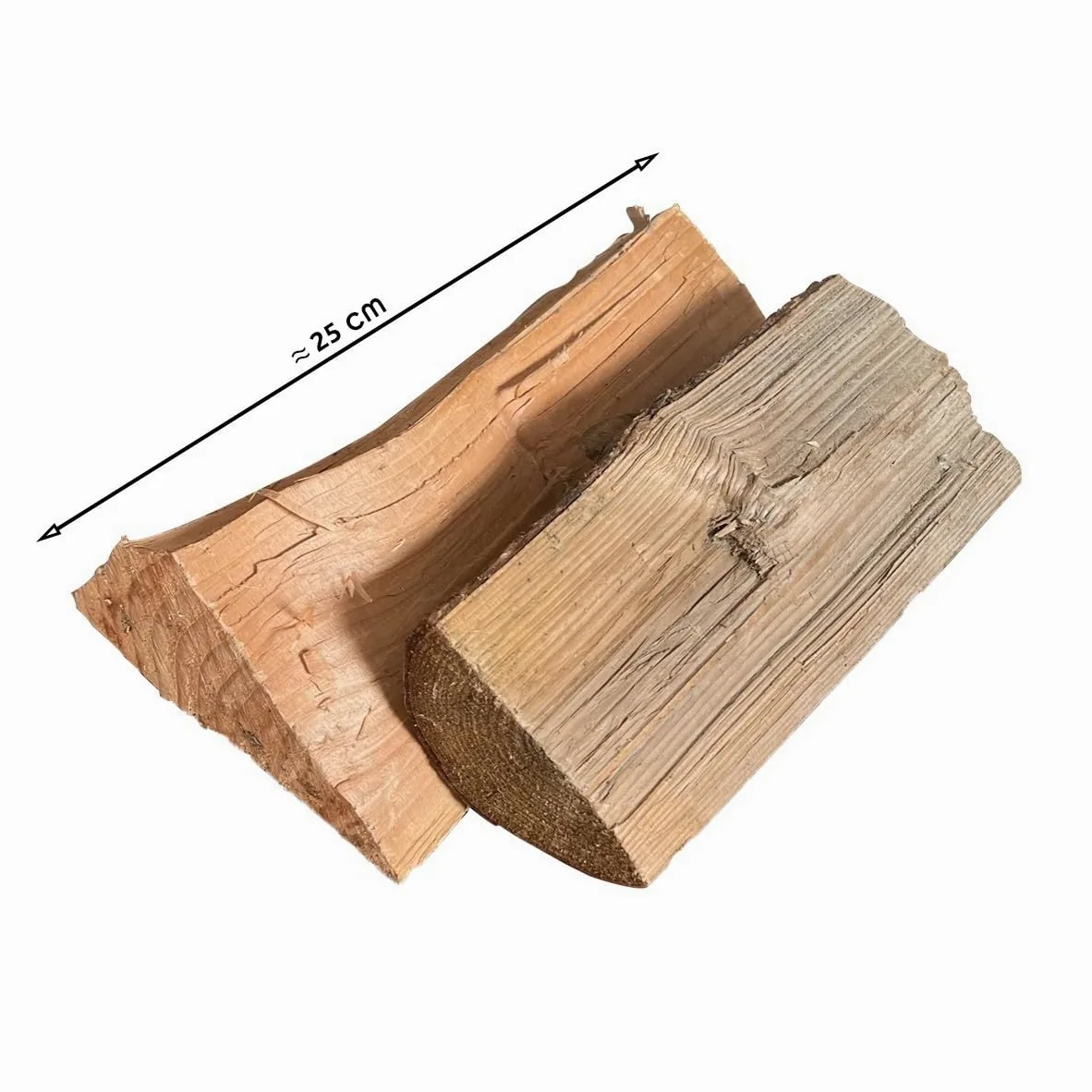 FOREZ - Mix di legna da ardere francese, 25 cm, 15 kg