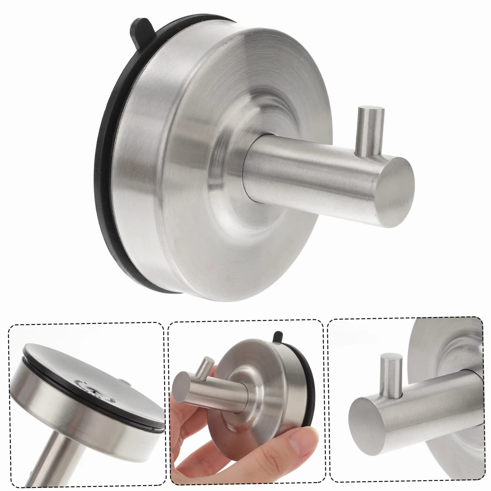 3pezzi Gancio Inossidabile Per e Accappatoi Per Facile Installare Su Lisce Resistente e Antiruggine