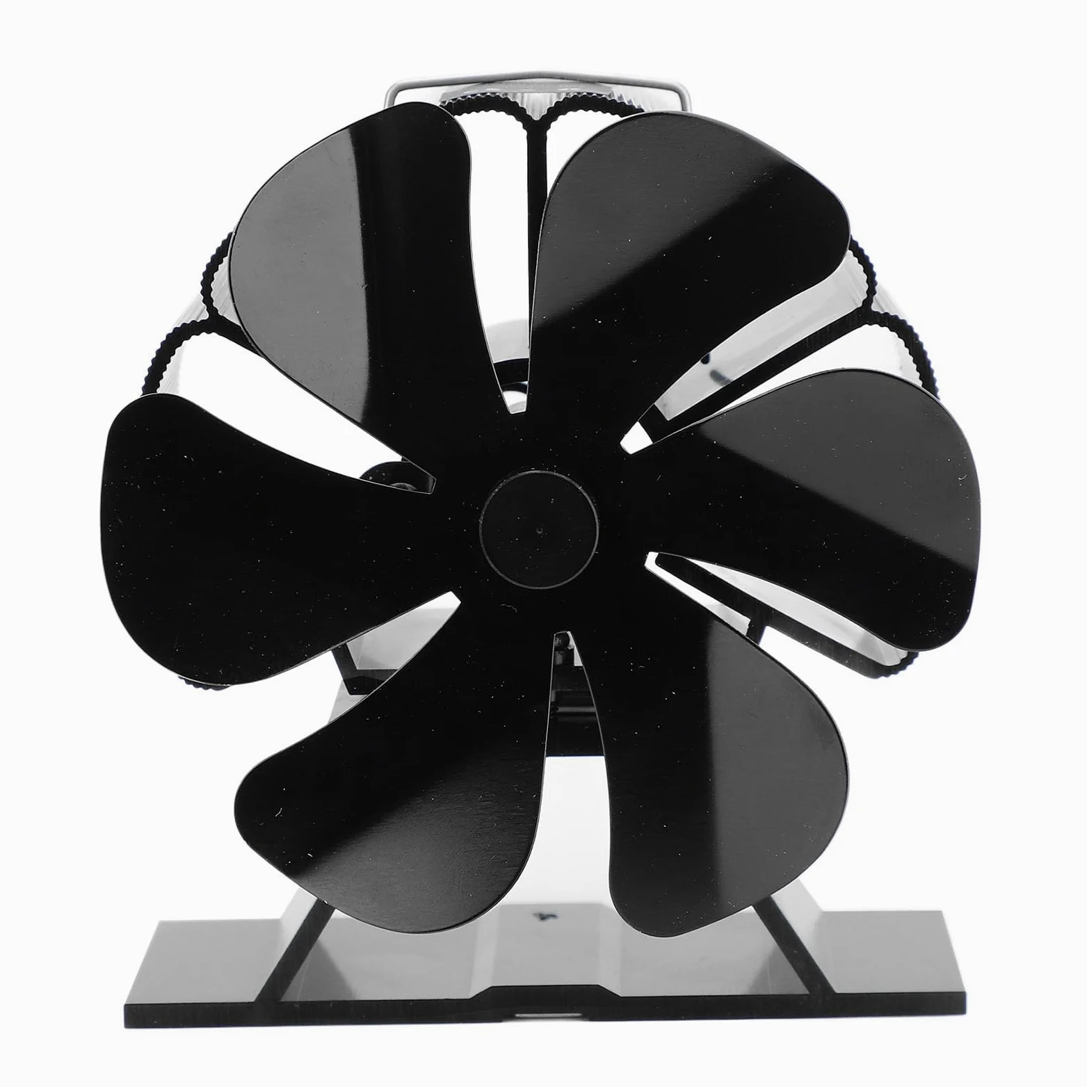 Ventilatore per Caminetto Alimentato a Calore, Distribuzione del Calore Efficiente e Silenziosa in Lega di Alluminio Fino a 482F per Uso in Stufe a Legna e Caminetti