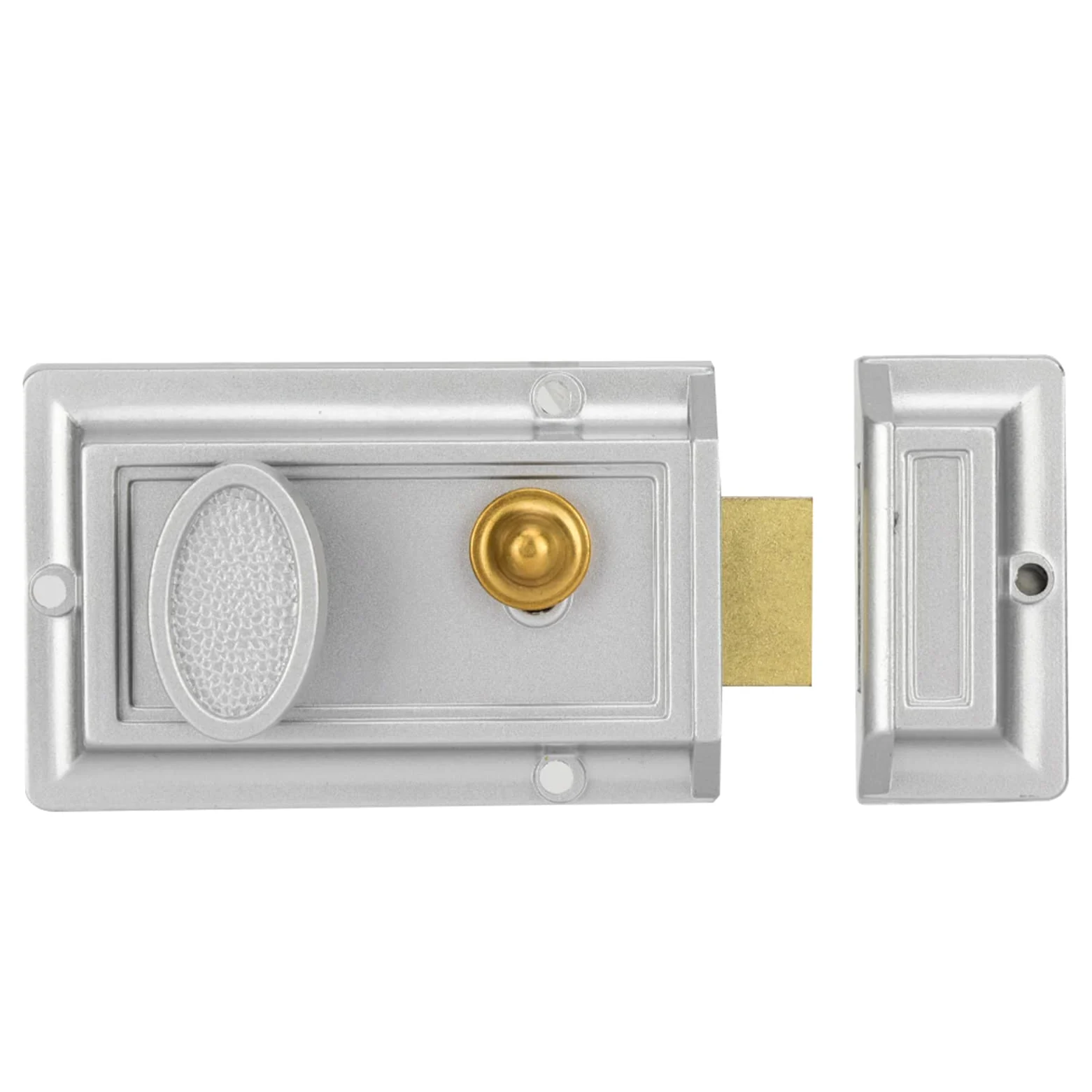 Mini Serratura con Codice Meccanico a 2-4 Cifre Serratura Codificata di Sicurezza per Porta Impermeabile per Uso Interno Ed Esterno - Finitura Cromata Resistente