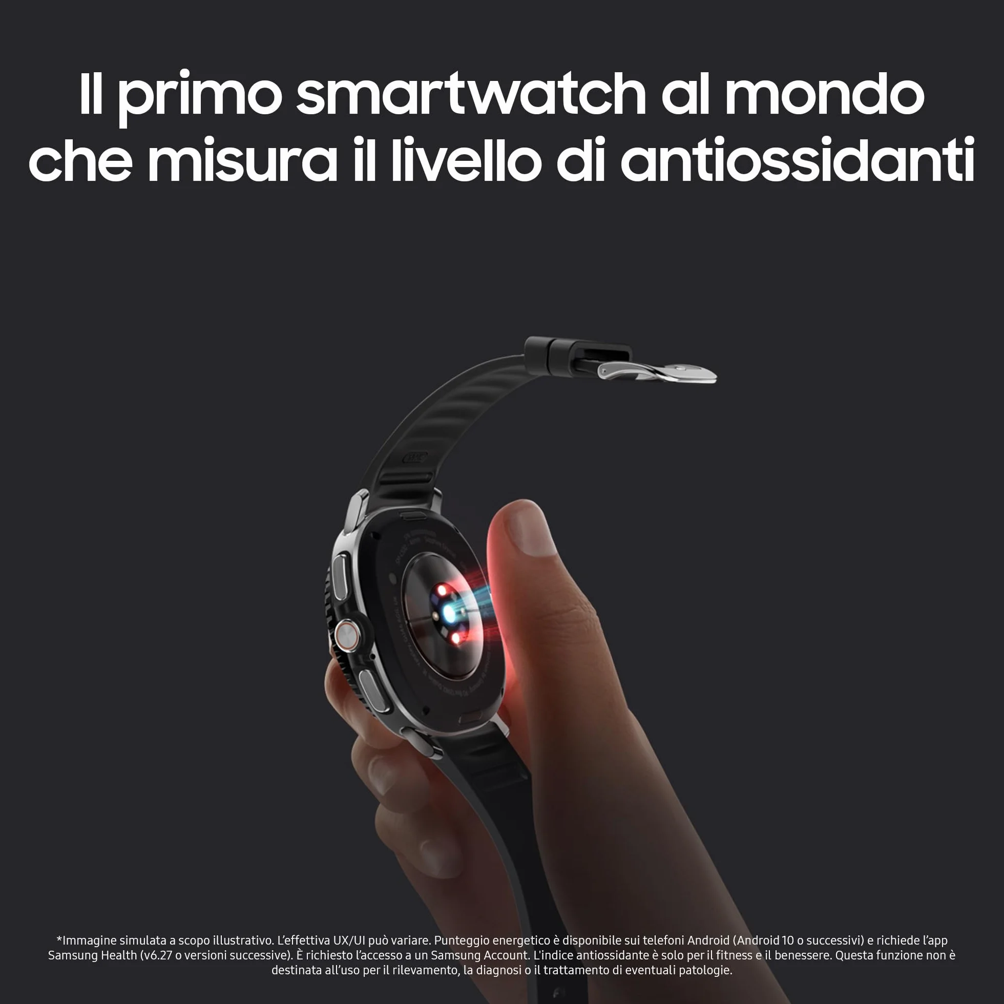 Samsung Galaxy Watch8 Classic (Black, BT, 46mm) Smartwatch Galaxy AI, Design Resistente agli Urti, Ghiera Girevole, Processore 3nm, Monitoraggio Attività Fisica e Sonno, One UI 8 [Versione Italiana]