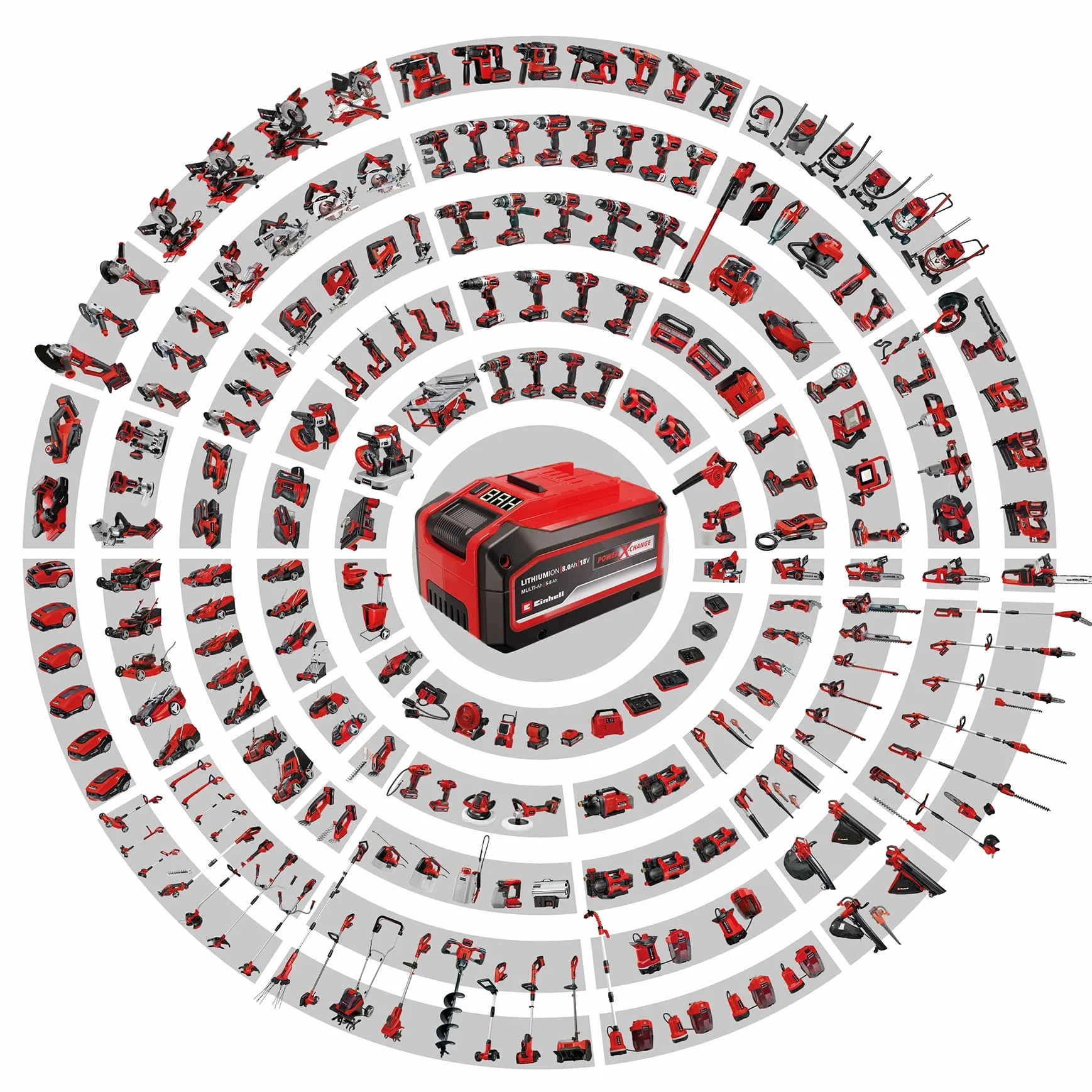 Einhell Seghetto alternativo a batteria TC-JS 18 Li (1x2,5 Ah) Power X-Change (ioni di litio, 18 V, movimento pendolare, attacco di aspirazione, batteria 1x 2,5 Ah, caricabatteria e valigetta)