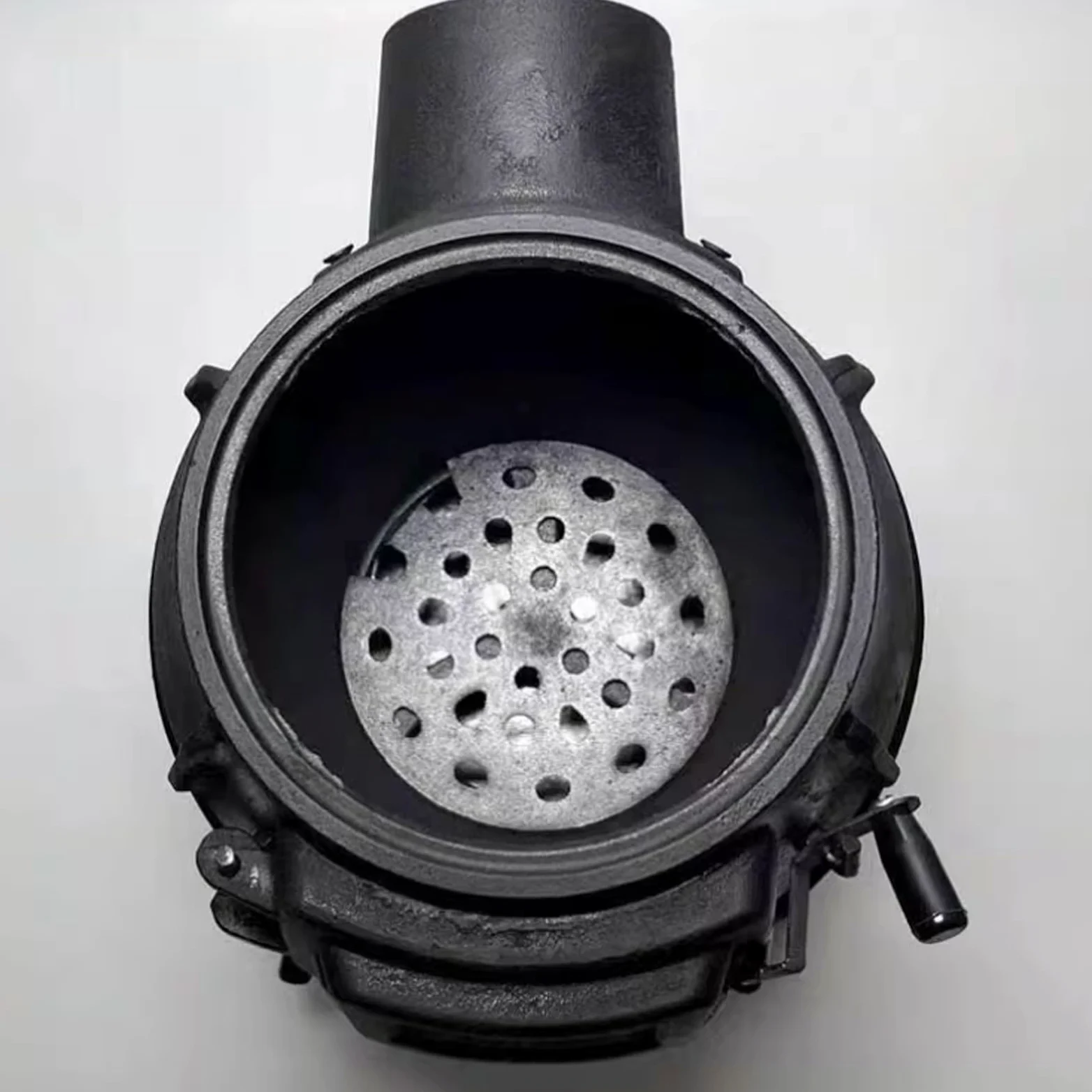 Stufa A Legna Piccola da Interno in Ghisa, Forno A Legna da Esterno con Finestre in Vetro, Fuoco al Carbonio Stufa Legna per Villa, Interno, Riscaldamento e Cucina(S)