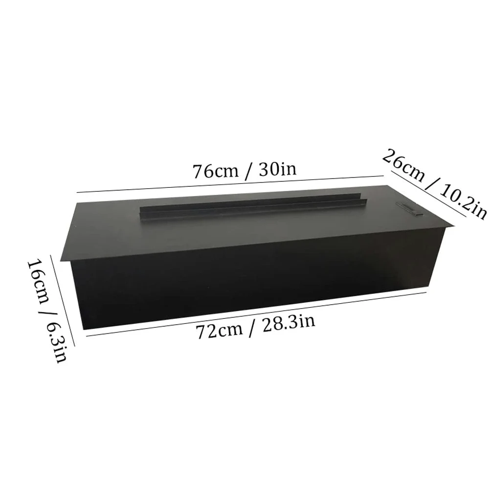 Camino Elettrico Atomizzazione 3D incorporata Camino Elettrico for la casa Soggiorno umidificatore caminetti elettrici di Simulazione Allungata Fiamma Camini Camino Elettrico(76x26x16cm)