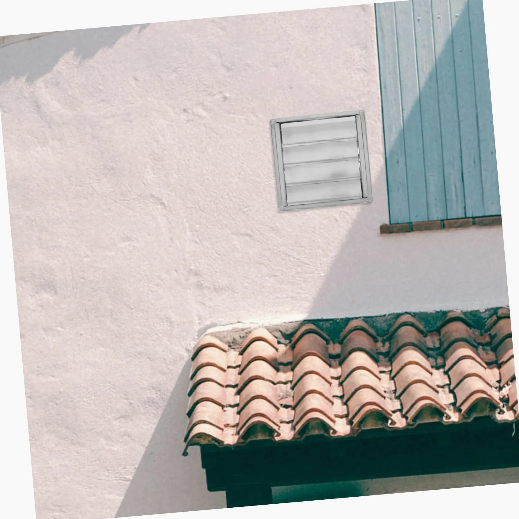 Homoyoyo Ventilazione in Acciaio Inox con Alette Regolabili e Rete Protettiva Copertura Aerazione per Esterni Case Uffici e Industrie Antipioggia e Resistente per Ventilazione e