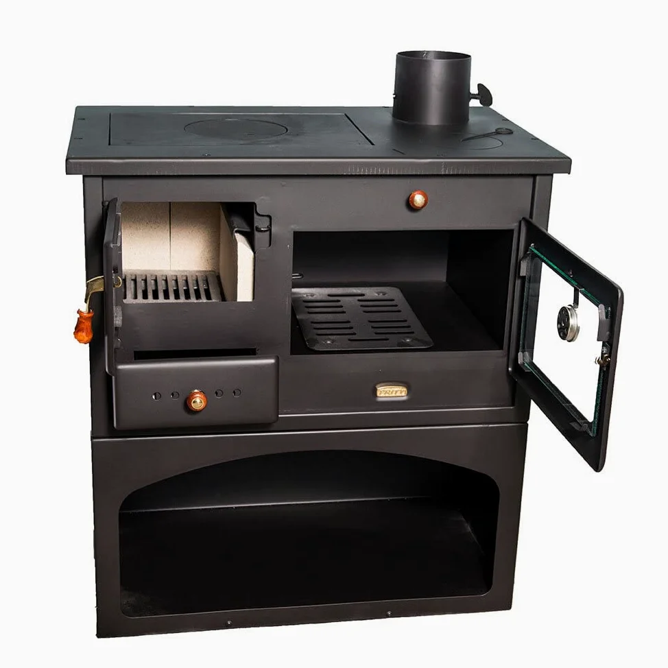 Stufa a legna camino in ghisa Top 10 kw