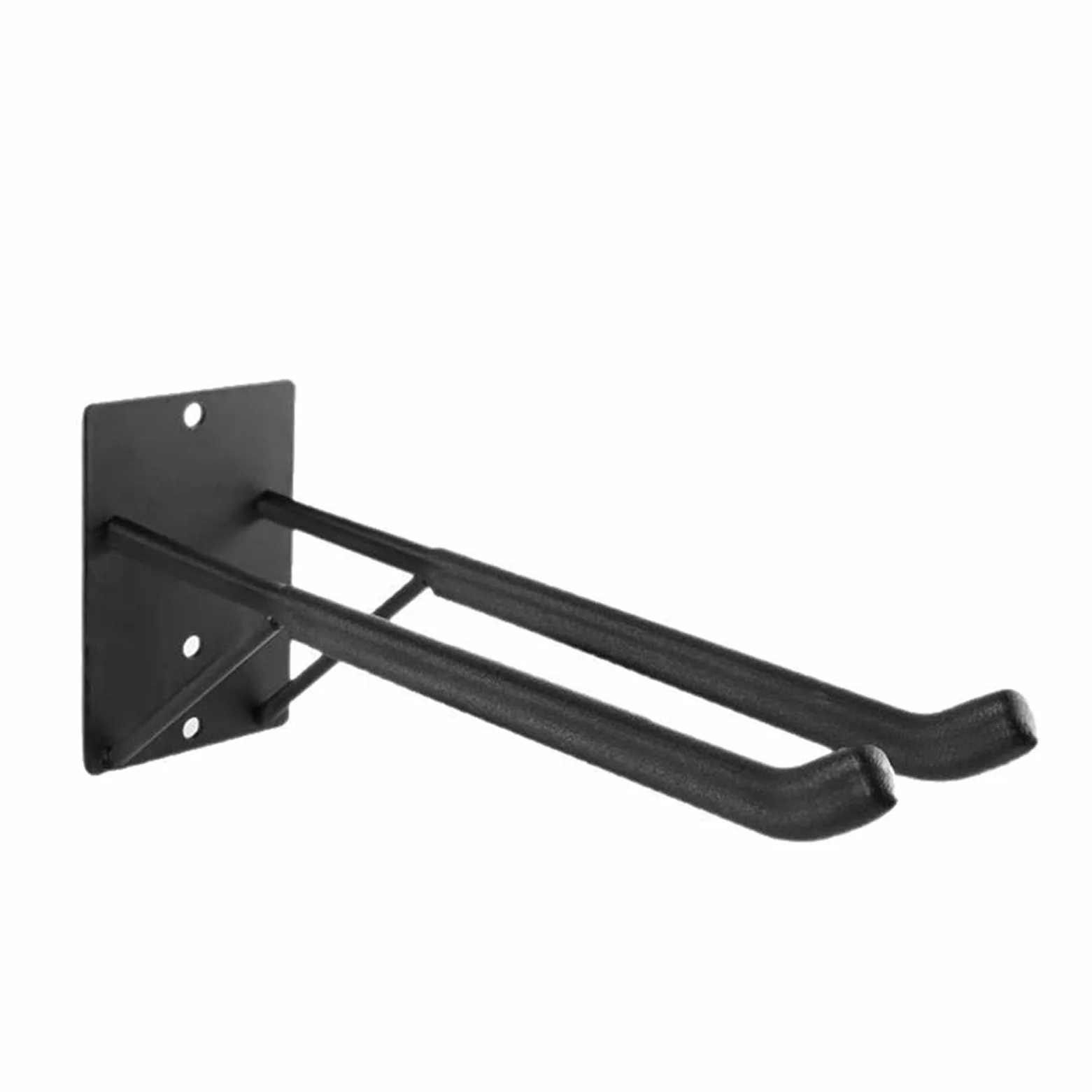 RIZGHWOY Ganci da Garage Resistenti,Supporti con Base Larga for | Metallo Antiruggine, estremità Piatta Salda, Supporto da Parete per Attrezzi
